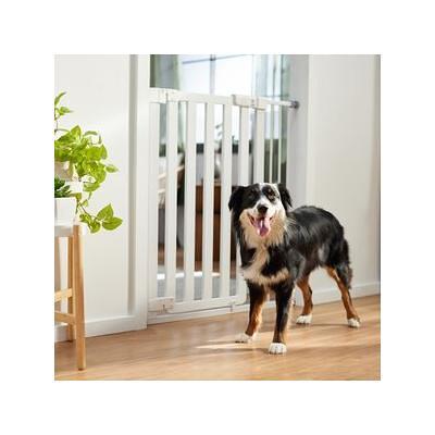 Photo 1 of NEW IN BOX FRISCO WHITE WOOD & METAL EXTRA TALL 3-PANEL PET GATE- EXTENSION FITS OPENING 30"-39"  H41” SKU #353470