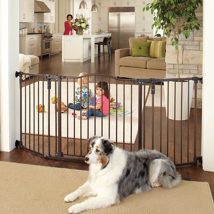 Photo 3 of NEW IN BOX MYPET EXTRA-WIDE WINDSOR ARCH MATTE BRONZE PET GATE  MODEL 4944