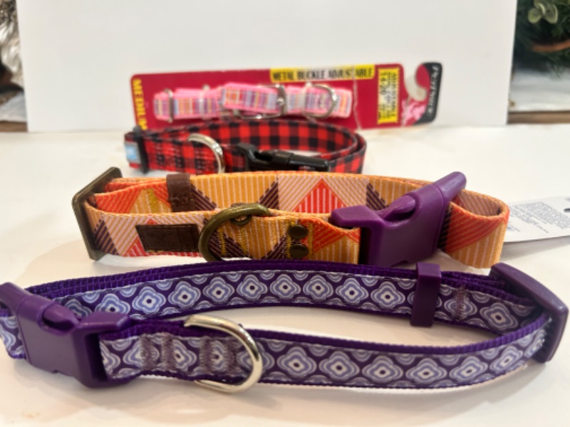 Photo 6 of 4 NEW DOG COLLARS SIZE MED