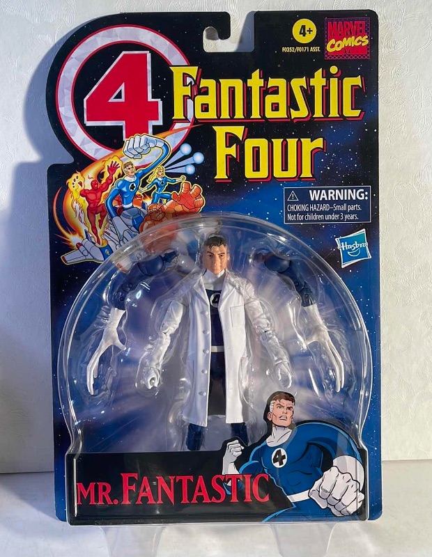 Photo 1 of NIB MARVEL LEGENDS FANTASTIC FOUR RETRO “MR. FANTASTIC” ACTION FIGURE- RETAIL PRICE $ 22.99