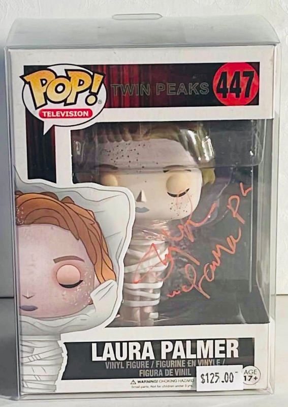 Photo 1 of NIB SIGNED FUNKO POP W/ COA TELEVISION SERIES TWIN PEAKS “LAURA PALMER” - RETAIL PRICE $125.00