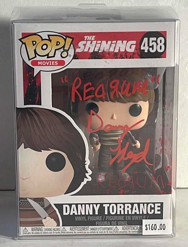 Photo 1 of NIB SIGNED FUNKO POP W/ COA  MOVIE THE SHINING “DANNY TORRANCE” - RETAIL PRICE $160