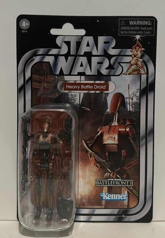 Photo 1 of NIB STAR WARS THE VINTAGE COLLECT THE MANDALORIAN “HEAVY BATTLE DROID” FIGURE – RETAIL PRICE $15.99