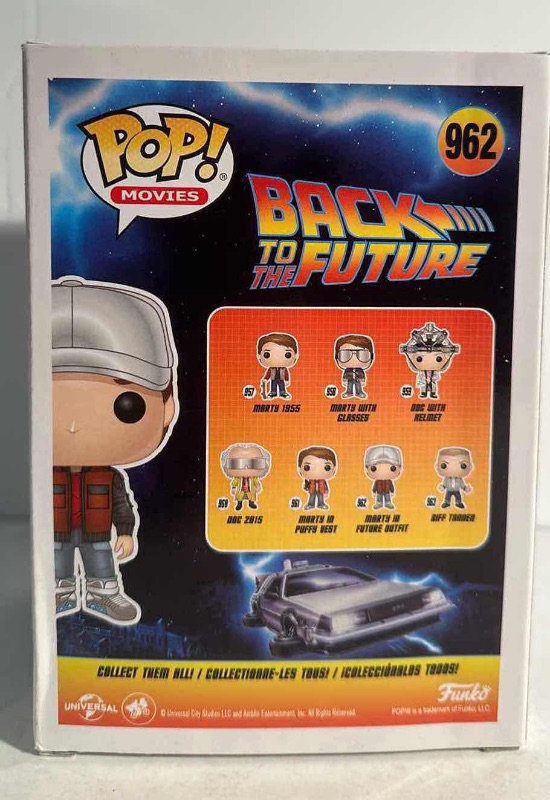 Photo 2 of POP MOVIES BACK TO THE FUTURE “MARTY IN FUTURE OUTFIT” BOBBLEHEAD FIGURE -RETAIL PRICE $18