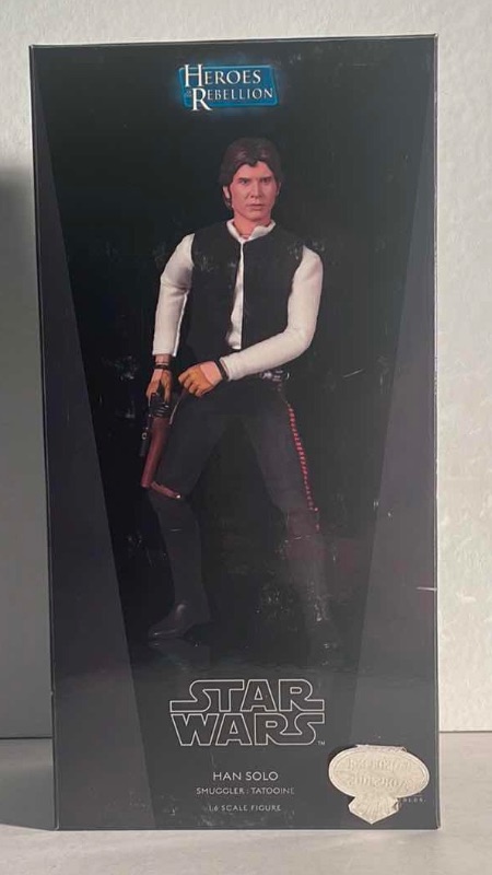 Photo 5 of NIB SIDESHOW HEROES OF THE REBELLION COLLECTIBLES STAR WARS “HAN SOLO”: SMUGGLER (TATOOINE) EXCLUSIVE - RETAIL PRICE $375.00