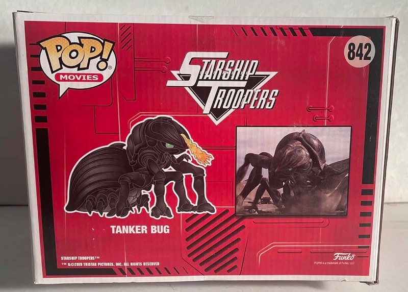 Photo 2 of NIB LIMITED EDITION FUNKO POP MOVIES STARSHIP TROOPERS “TANKER BUG” 2020 SPRING CONVENTION EXCLUSIVE - RETAIL PRICE $35.00