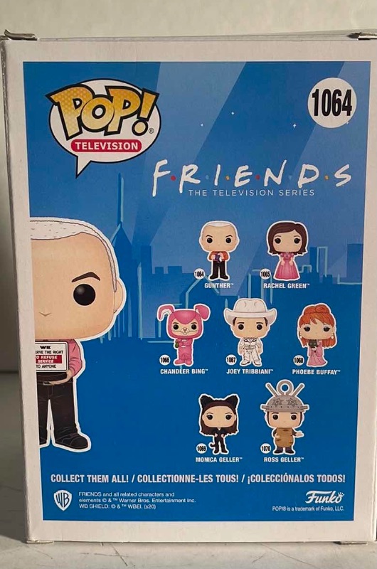 Photo 2 of NIB LIMITED EDITION FUNKO POP TELEVISION SERIES FRIENDS “GUNTHER” RETAIL PRICE $35.00