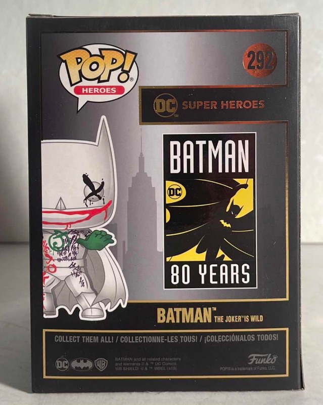 Photo 2 of NIB LIMITED EDITION FUNKO POP HEROS SERIES BATMAN “BATMAN THE JOKER IS WILD” - RETAIL PRICE $65.00