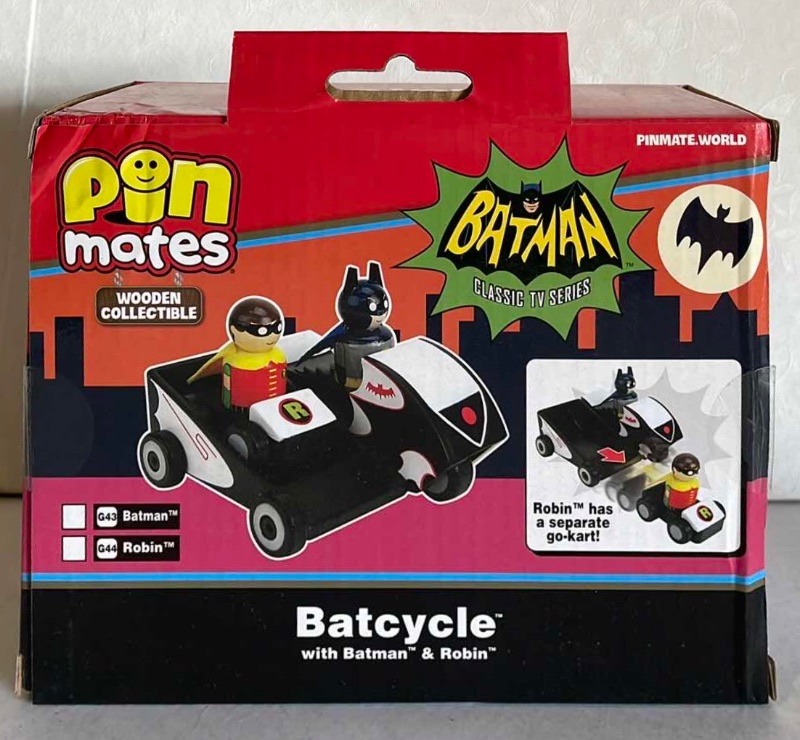 Photo 1 of NIB PIN MATES BATCYCLE LIMITED CONVENTION EXCLUSIVE- RETAIL PRICE $20.00