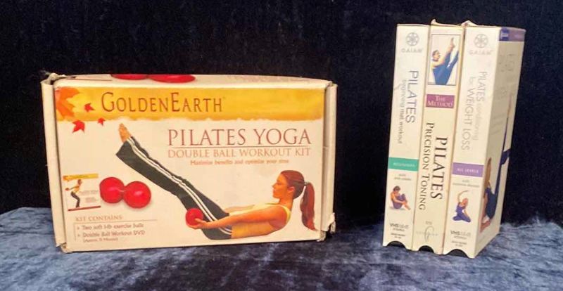 Photo 1 of GOLDEN EARTH PILATES YOGA DOUBLE BALL WORKOUT KIT WITH DVD