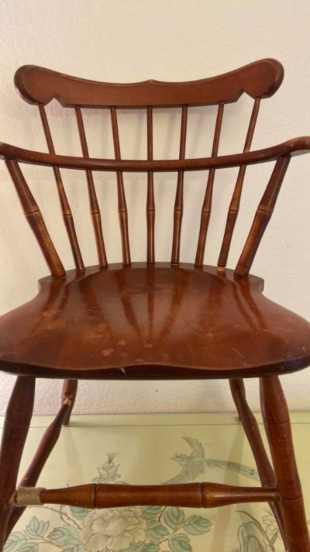 Photo 1 of ETHAN ALLEN COMB BACK CHAIR