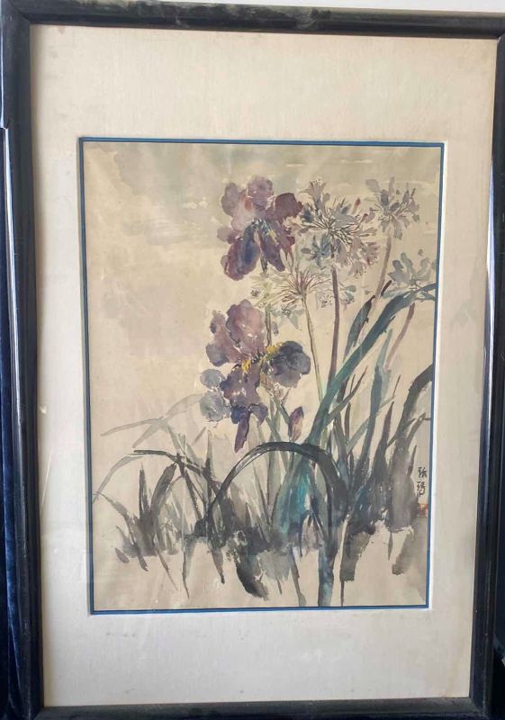 Photo 1 of FRAMED FLORAL PRINT 