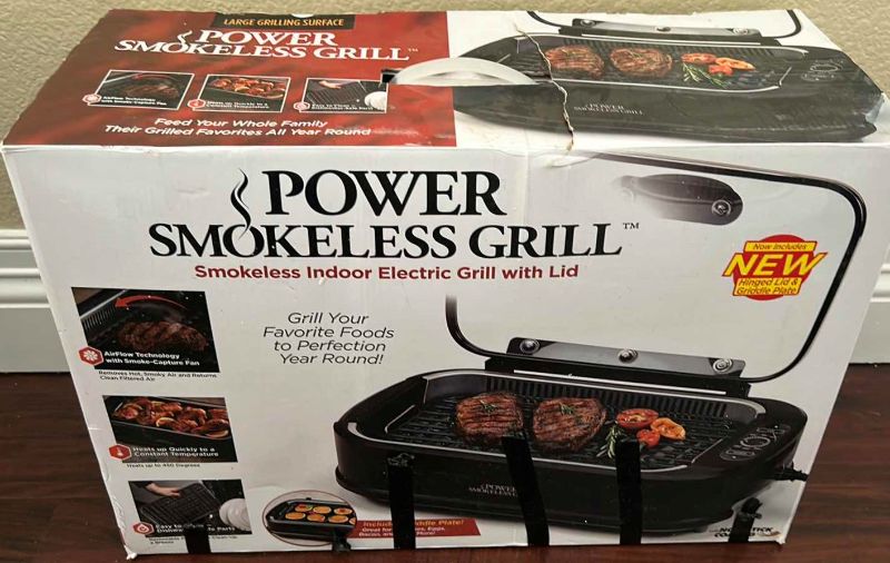 Photo 2 of POWER SMOKELESS ELECTRIC GRILL