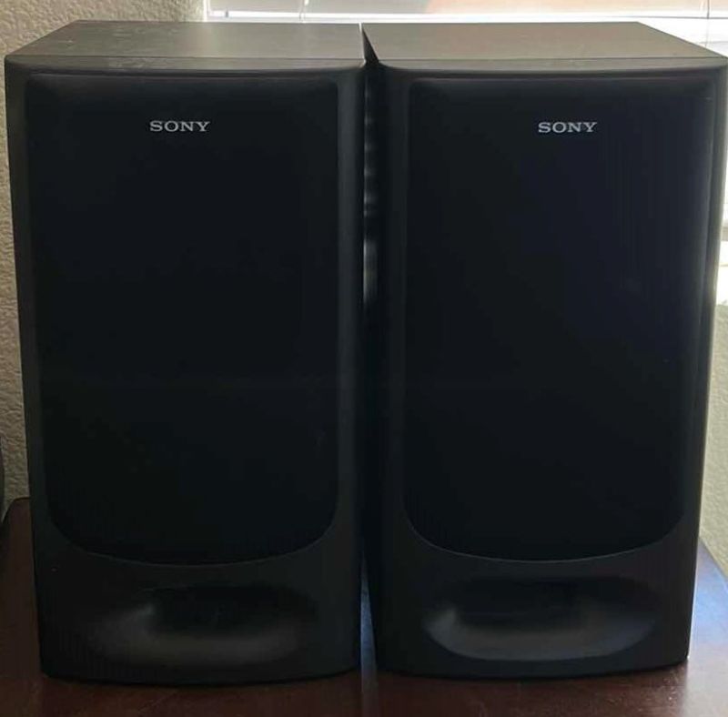 Photo 1 of TWO SONY SPEAKERS