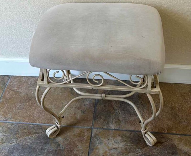 Photo 2 of IRON VANITY CHAIR