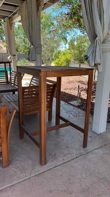 Photo 5 of WOOD PATIO SET