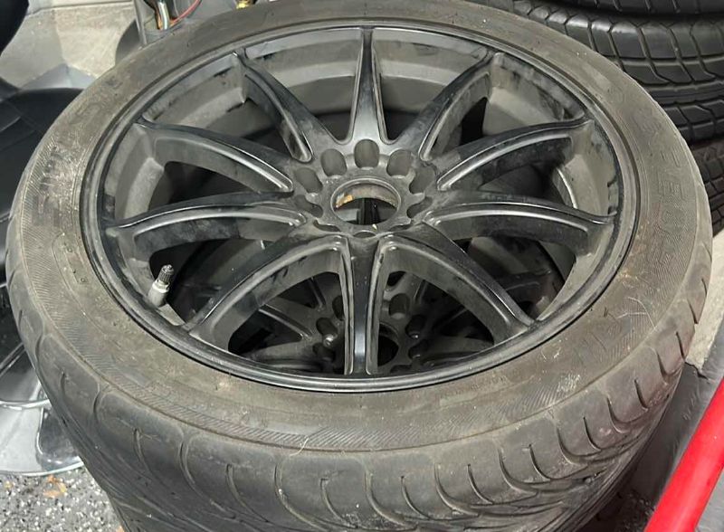 Photo 1 of 4TIRES WITH BLACK RIMS