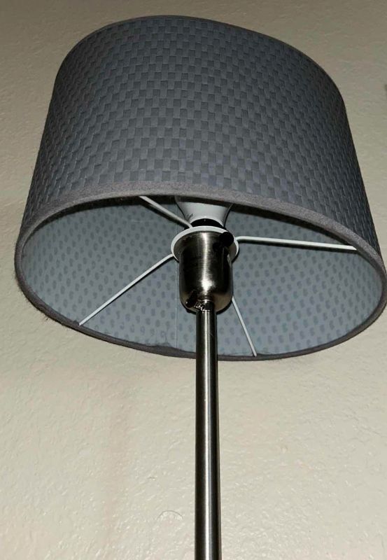 Photo 2 of GREY NIGHTSTAND TABLE LAMP