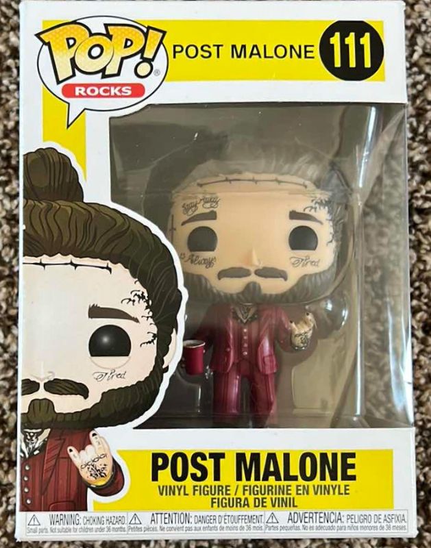 Photo 1 of Funko Pop! Rocks: Post Malone - Post Malone, Multicolor