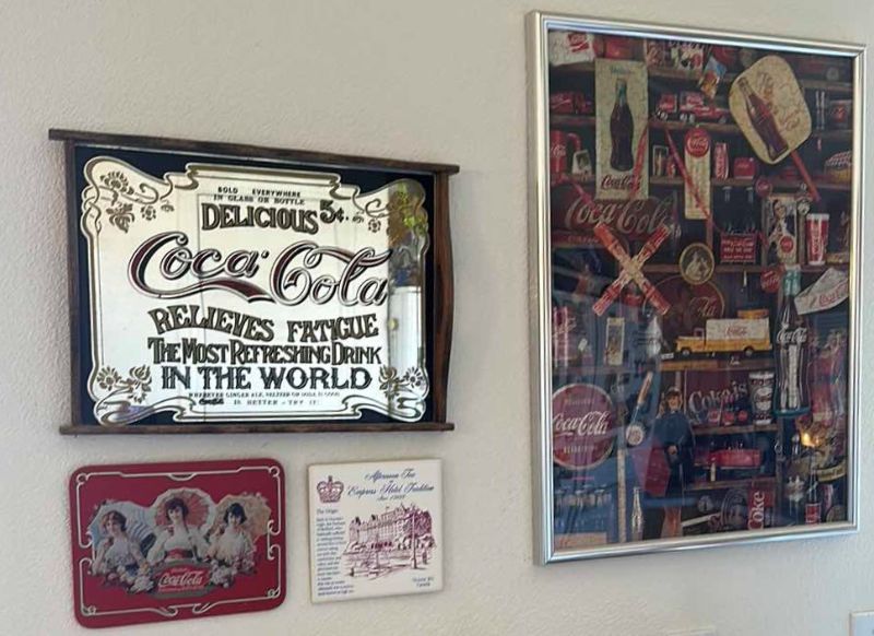 Photo 1 of COLLECTIBLE COCA COLA WALL HANGINGS