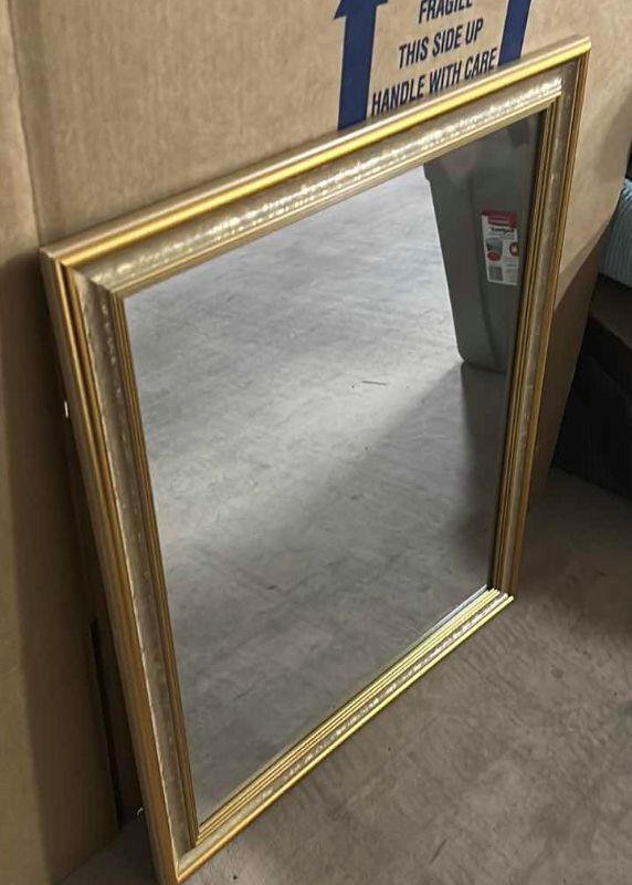 Photo 1 of GOLD FRAMED MIRROR 23.5 x 19