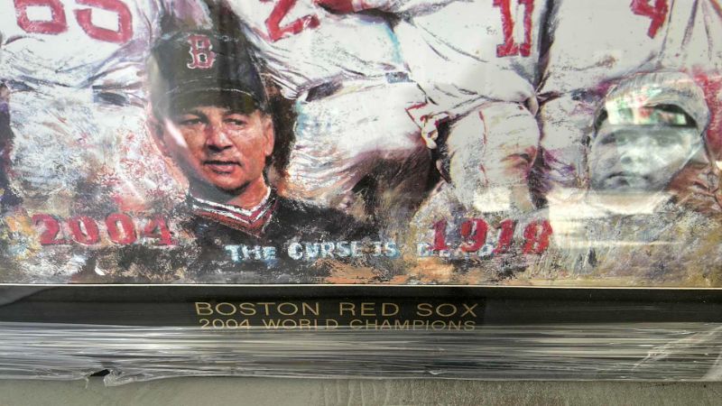 Photo 2 of THE 1918 BOSTON RED SOX CURSE IS DEAD- 30 X 24 PRINT BY HAIYAN