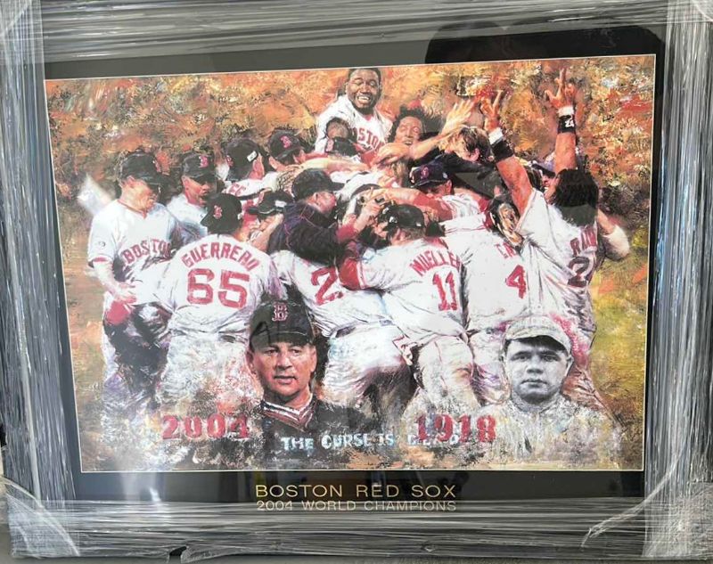 Photo 5 of THE 1918 BOSTON RED SOX CURSE IS DEAD- 30 X 24 PRINT BY HAIYAN