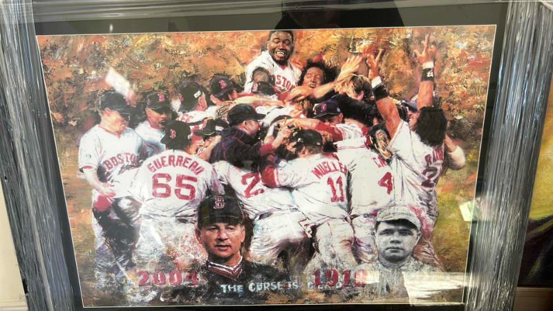Photo 4 of THE 1918 BOSTON RED SOX CURSE IS DEAD- 30 X 24 PRINT BY HAIYAN