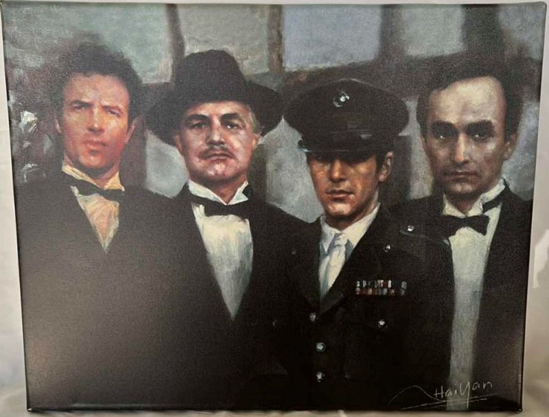 Photo 1 of THE GOD FATHER PRINT ON CANVAS - 20x16