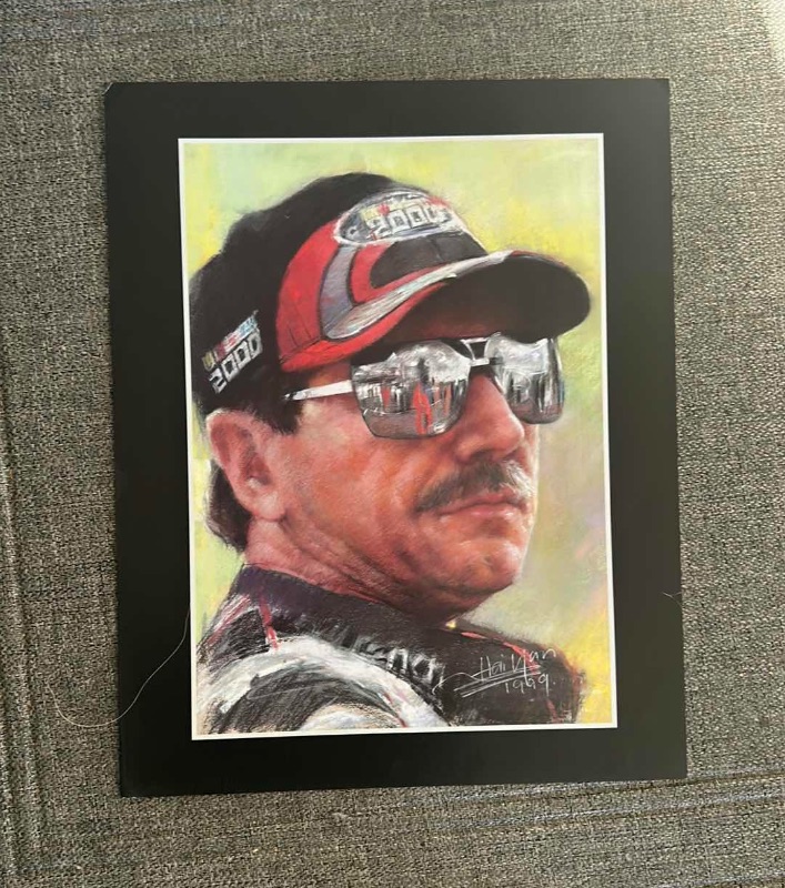 Photo 1 of DALE EARNHARDT PRINT BY HAIYAN MATTER 16x20