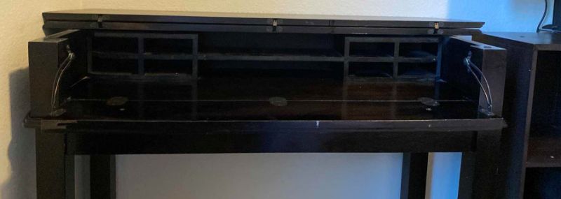 Photo 1 of WOOD DESK WITH DRAWER - 45w x 37 h x 18 d