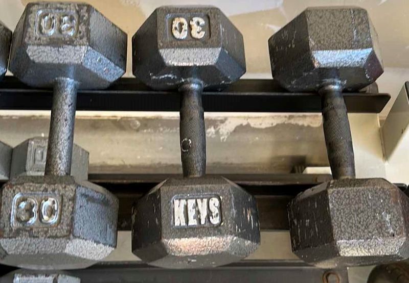Photo 2 of KEY STRENGTH WEIGHTS AND STAND