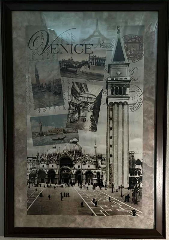 Photo 1 of FRAMED VENICE PRINT-  39x 27.5