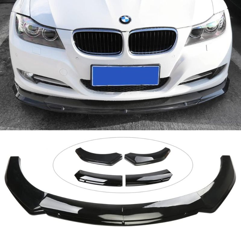 Photo 1 of Aishun Dtouch Front Bumper Lip Spoiler Splitter Air Dam Kit Compatible with BMW F30 328i 335i 320i 2013-2018