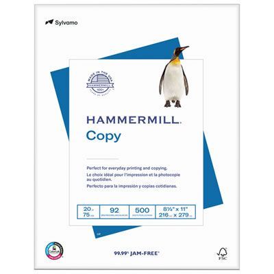 Photo 1 of Hammermill Printer Paper, 20 lb Copy Paper 92-Bright Copy Paper