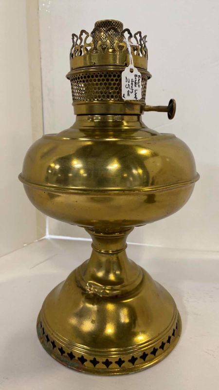 Photo 2 of VINTAGE BLOW TORCH AND BRASS LAMP BASE