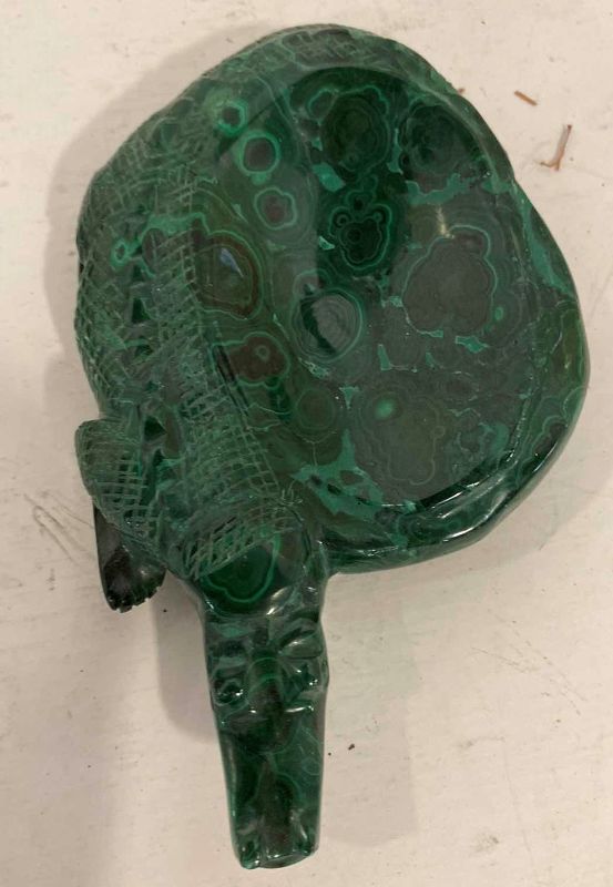 Photo 3 of FOSSIL TRILOBITE 11” AND MALACHITE 7”