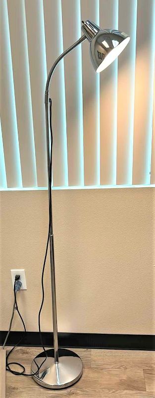 Photo 1 of ADJUSTABLE CHROME FLOOR LAMP H65”