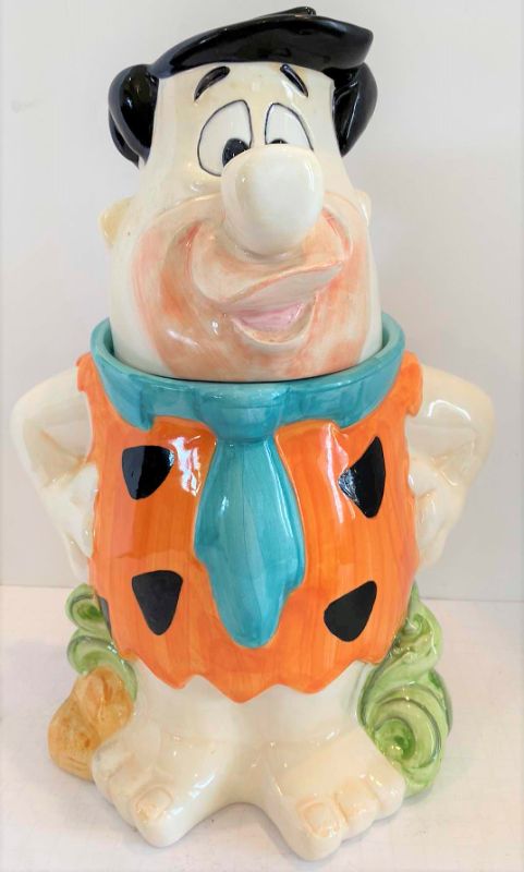 Photo 1 of VINTAGE HANNA BARBERA FRED FLINTSTONE COOKIE JAR 13”