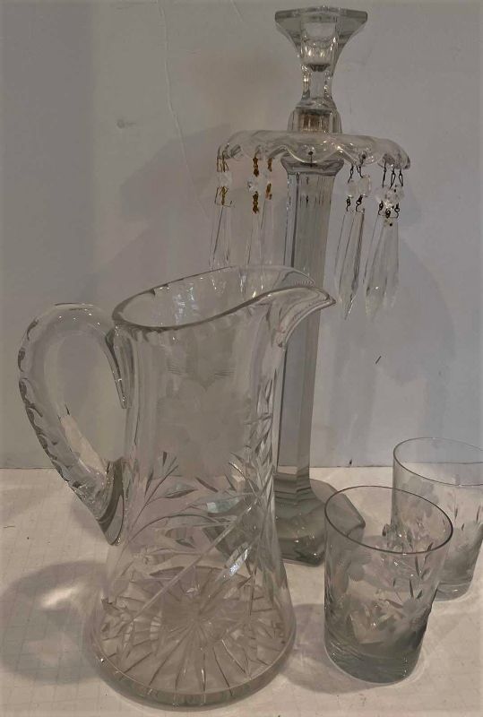 Photo 1 of VINTAGE LEADED CRYSTAL TALLEST 16”