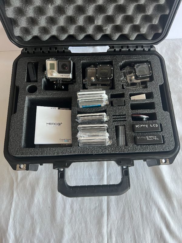 Photo 7 of GO PRO 3+ W ACCESSORIES IN BLACK CARRYING CASE
