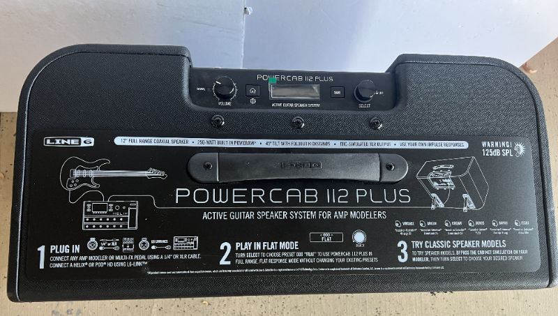 Photo 3 of LINE 6 POWERCAB 112 PLUS ACTIVE GUITAR SPEAKER SYSTEM (28” x 12” H21”)