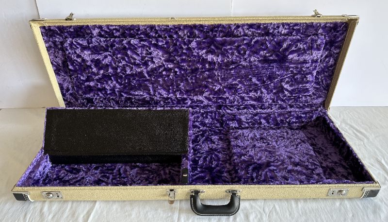 Photo 3 of RIGGIO GUITAR CASE W PURPLE PLUSH LINING