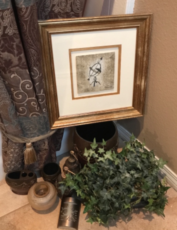 Photo 1 of ETHAN ALLEN FRAMED ARTWORK AND BASKETS / BATHROOM DECOR AND MORE 