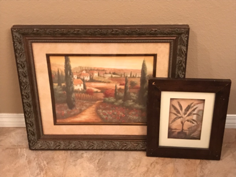 Photo 4 of ETHAN ALLEN DECORATIVE FRAMED ART COLLECTION 