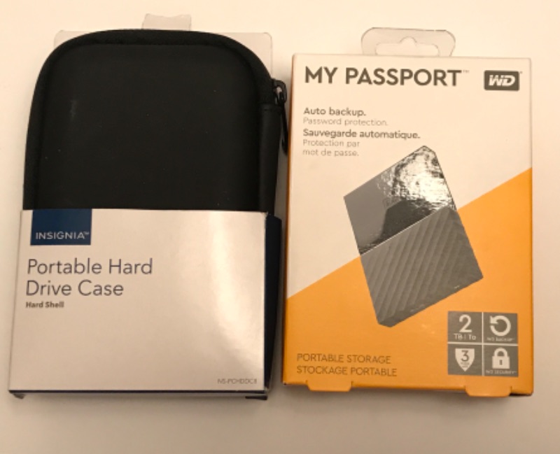 Photo 3 of MY PASSPORT NIB USB PORTABLE DISK DRIVE AND CASE NIP