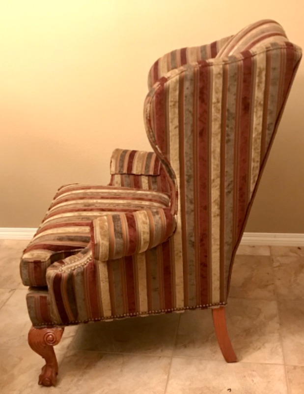 Photo 2 of ETHAN ALLEN WINGBACK GILES CHAIR STYLE #207625 RETAILS FOR $ 895 