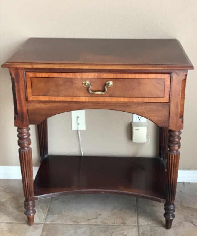 Photo 1 of ETHAN ALLEN MAHOGANY NIGHTSTAND 17”x 28” x 30.5”