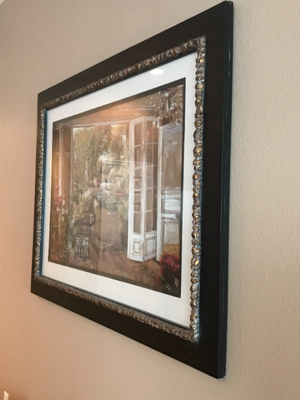 Photo 2 of ETHAN ALLEN FRAMED ARTWORK 55.5”x44”