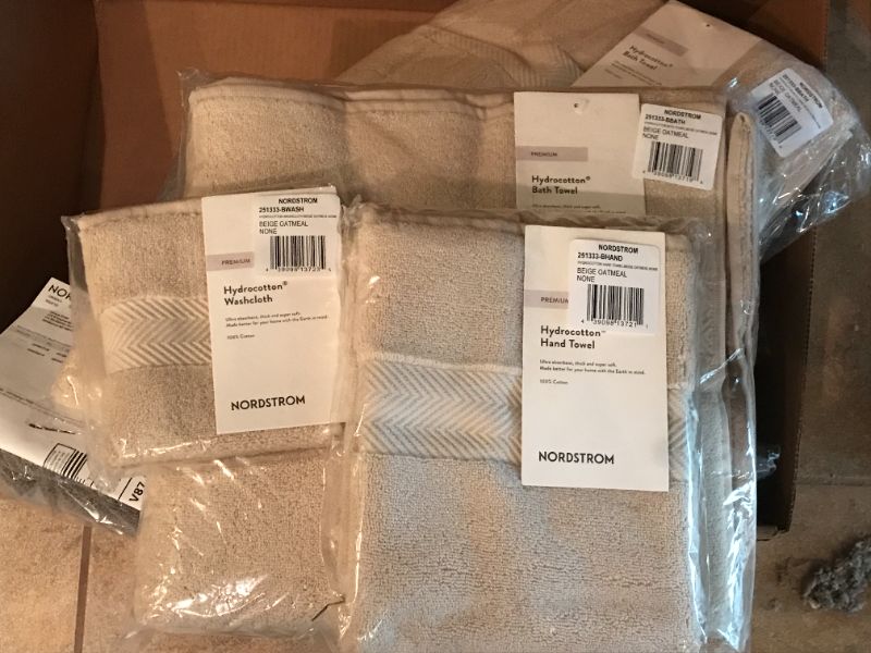 Photo 1 of NORDSTROM HYDROCOTTON BATH AND HAND TOWELS NIB